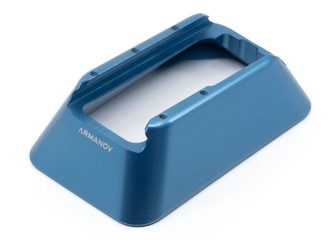 Armanov Alu Magwell AR15; Blue; Milspec