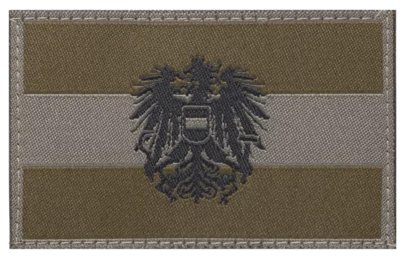 Austria Emblem Flag Patch RAL7013