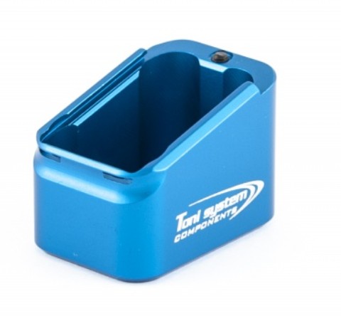 Beretta Magazinboden Modell 92 +4; Alu; Blau eloxiert; für Magaz