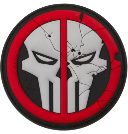Deathpool Skull Rubber Patch