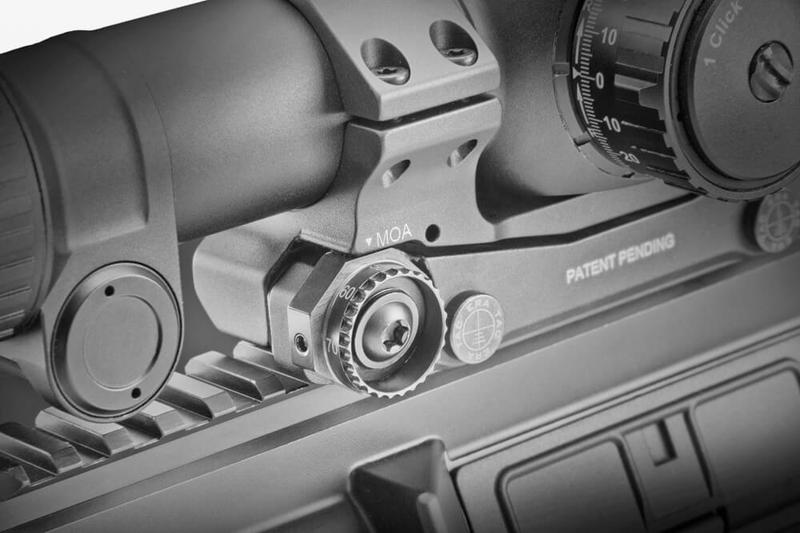 ERATAC einstellbare Montage D34mm BH25mm Gen 2, mit Mutter, Vorn