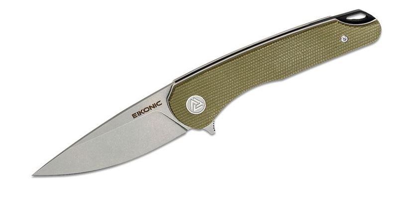 Eikonic Einhandmesser Dromas olive G10