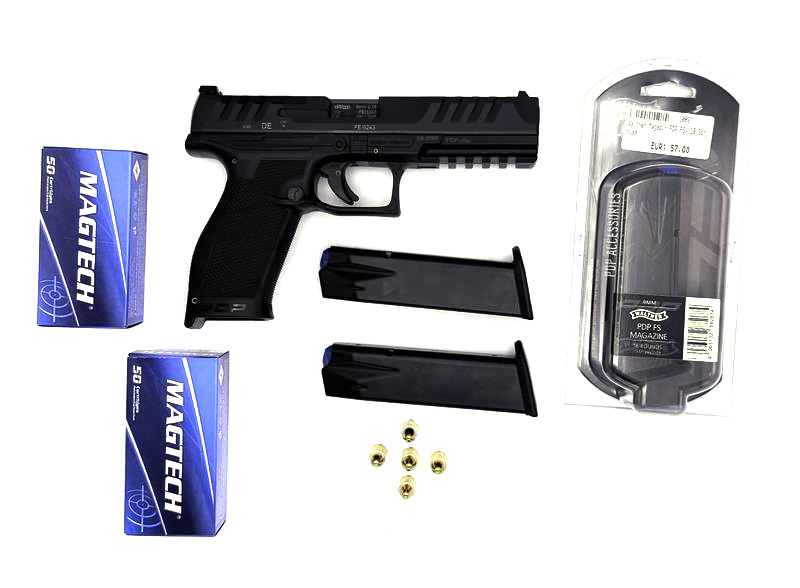 FOCUS SET Walther PDP FS5" + Extramagazin + Warm Up Munition FOCUS SET Walther PDP FS5" + Extramagazin + Warm Up Munition