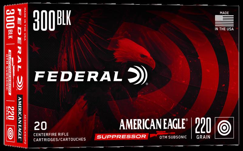 Federal American Eagle OTM Subsonic .300 Blackout 220gr.