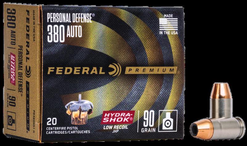 Federal Hydra Shok JHP .380 Auto 90gr.