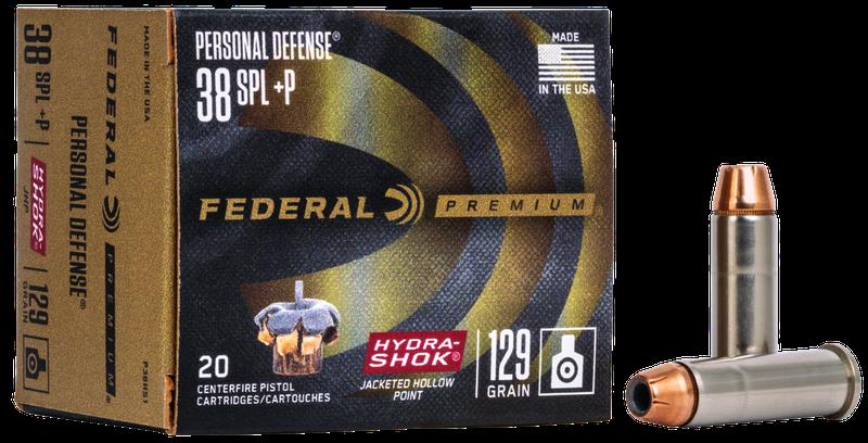 Federal Hydra Shok JHP .38 Spec. +P 129gr.