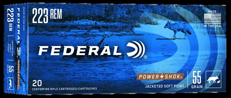 Federal Power Shok .223 Rem. 55gr.