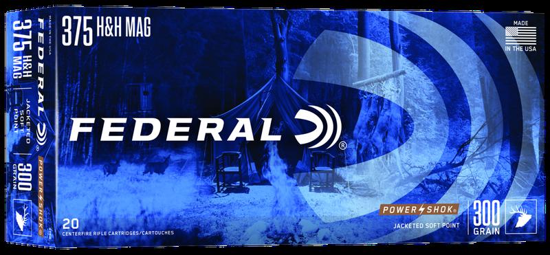 Federal Power Shok .375 H&H 300gr.