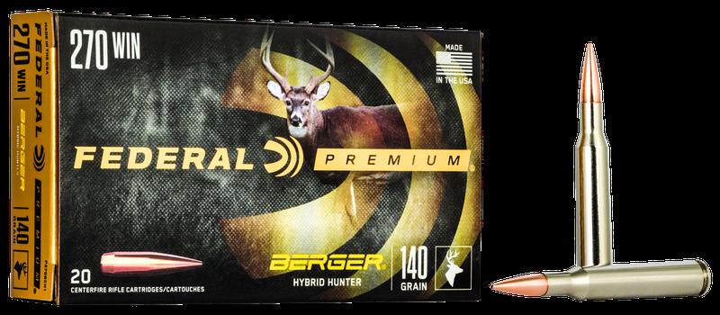 Federal Premium Berger Hybrid Hunter .270 Win. 140gr.