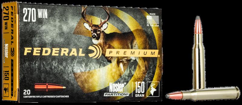 Federal Premium Nosler Partition .270 Win. 150gr.
