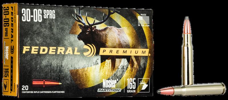 Federal Premium Nosler Partition .30-06 Spr. 165gr.