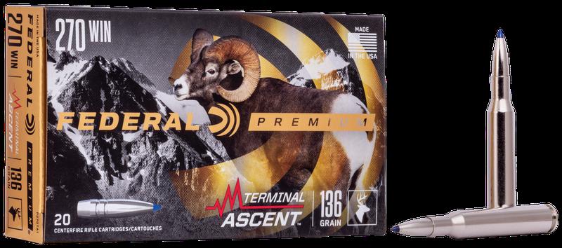 Federal Premium Terminal Ascent .270 Win. 136gr.