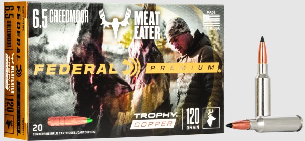 Federal Premium Trophy Copper Vital-Shock 6,5 Creedmoor 120gr.