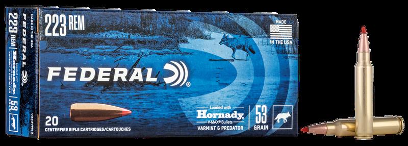 Federal V-Max .223 Rem. 53gr.