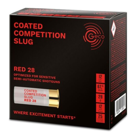 Geco Coated Competition Slug Red 28 12/67,5; 25er