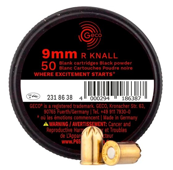 Geco Knall 9mm R / .380 R Schwarzpulver