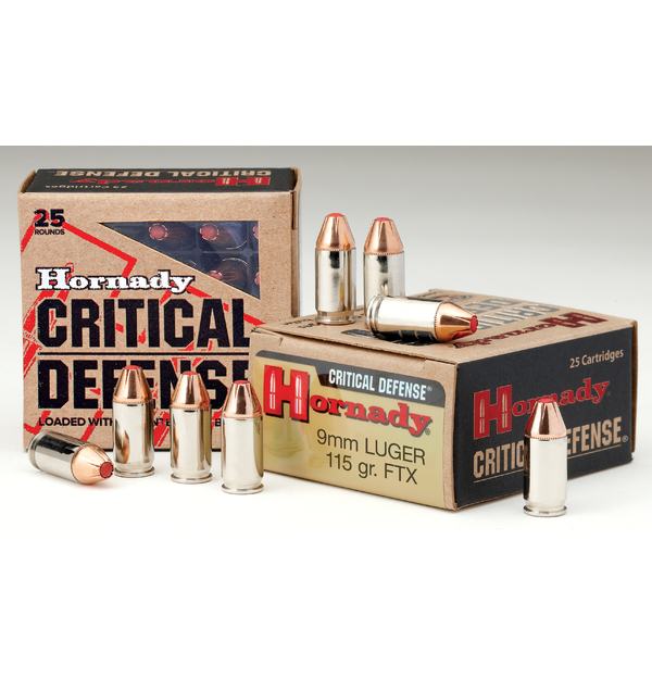 Hornady Critical Defense FTX 9x19 / 9mm Para 115 gr.