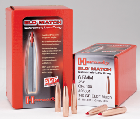 Hornady ELD-Match .264 140gr.