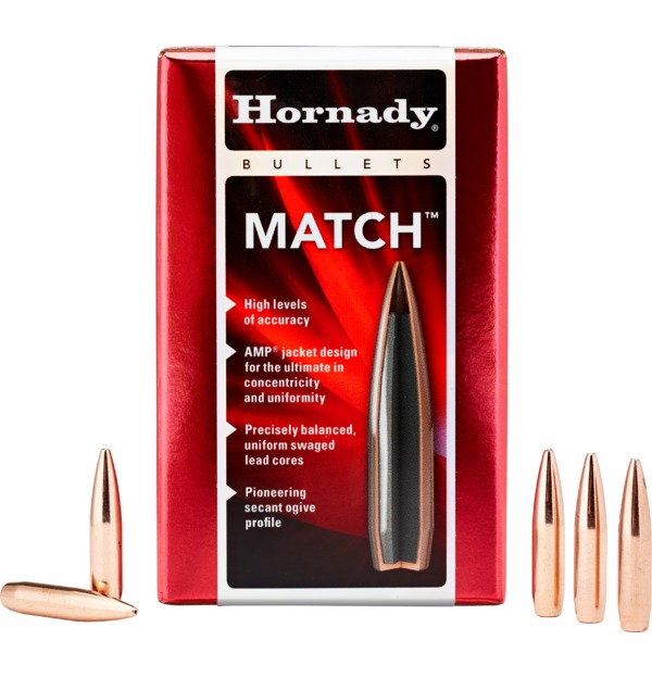 Hornady Match BTHP .30 168gr.