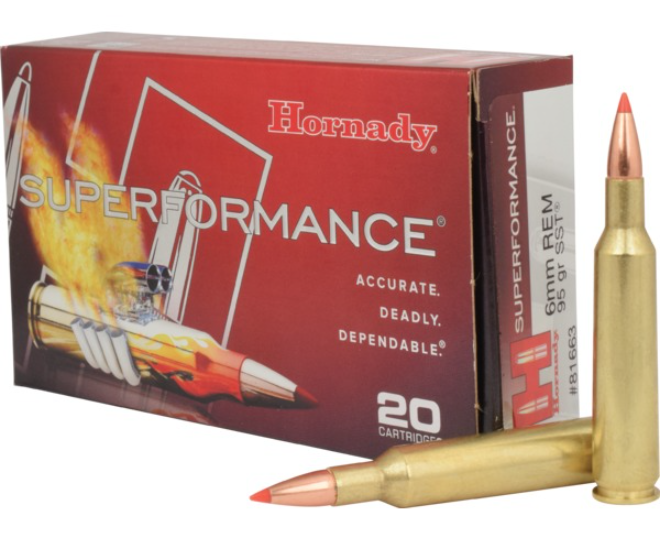 Hornady Superformance SST 6mm Remington 95gr.