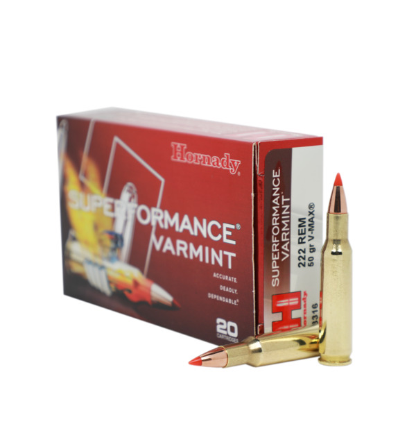 Hornady Superformance V-Max .222 Rem. 50gr.