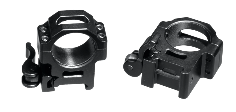 Leapers Montage Ringe Max Strength; High; 25,4mm; QR