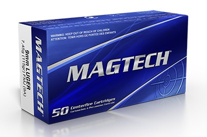 Magtech FMJ 9x19 / 9mm Para 115gr. (9A)