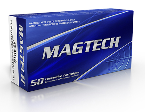 Magtech FMJ SWC .45ACP 230gr. (45B)
