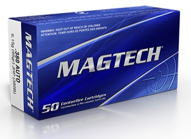 Magtech JHP .380 Auto 95gr. (380B)