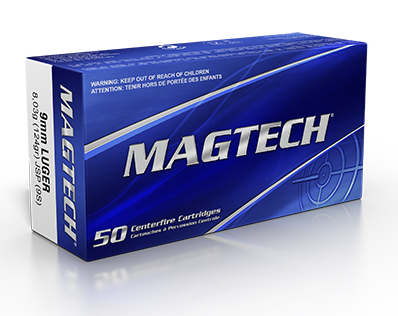 Magtech JSP 9x19 / 9mm Para 124gr. (9S)