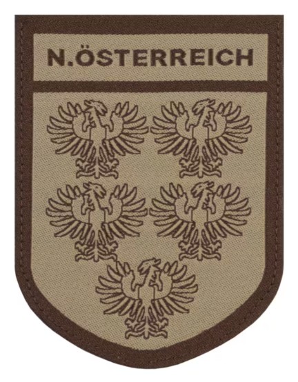 Niederösterreich Wappen Patch Desert Clawgear