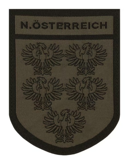 Niederösterreich Wappen Patch RAL7013 Clawgear