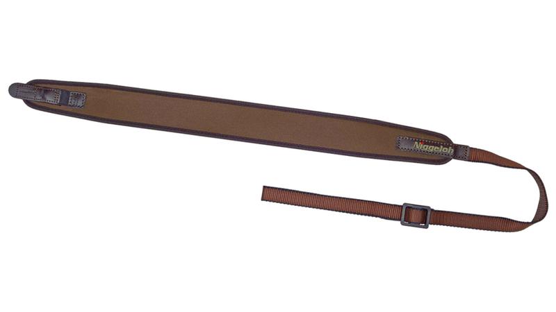 Niggeloh Gewehrriemen Neopren Braun; Schnellverschlüsse