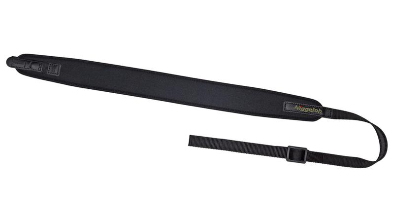 Niggeloh Gewehrriemen Neopren Schwarz; Schnellverschlüsse