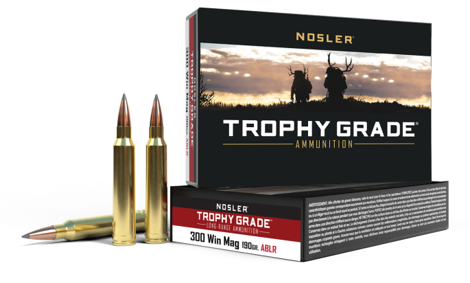 Nosler Trophy Grade ABLR .300 Win. Mag. 190gr.
