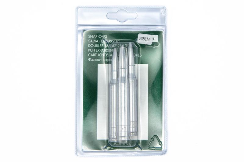 Pufferpatronen Alu Kal. .338Lap.Mag