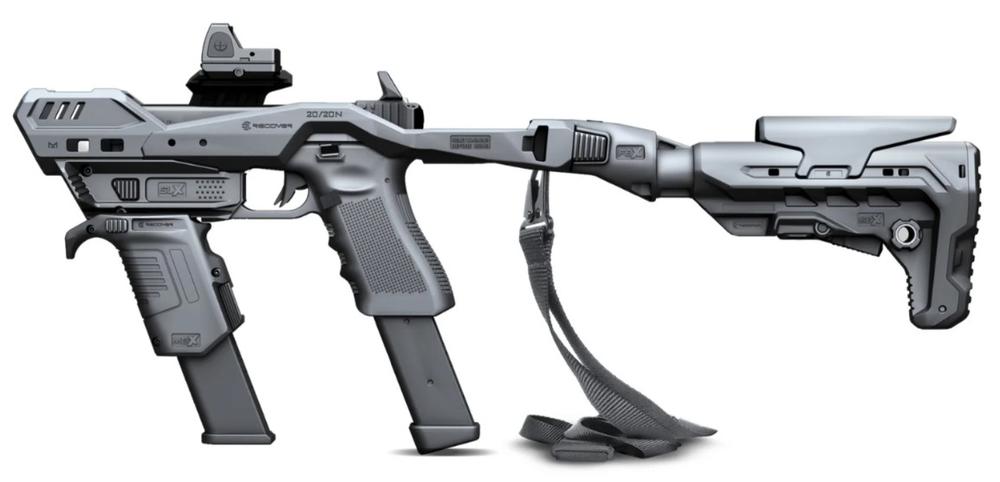 Recover 2020X Anschlagschaft GLOCK; schwarz