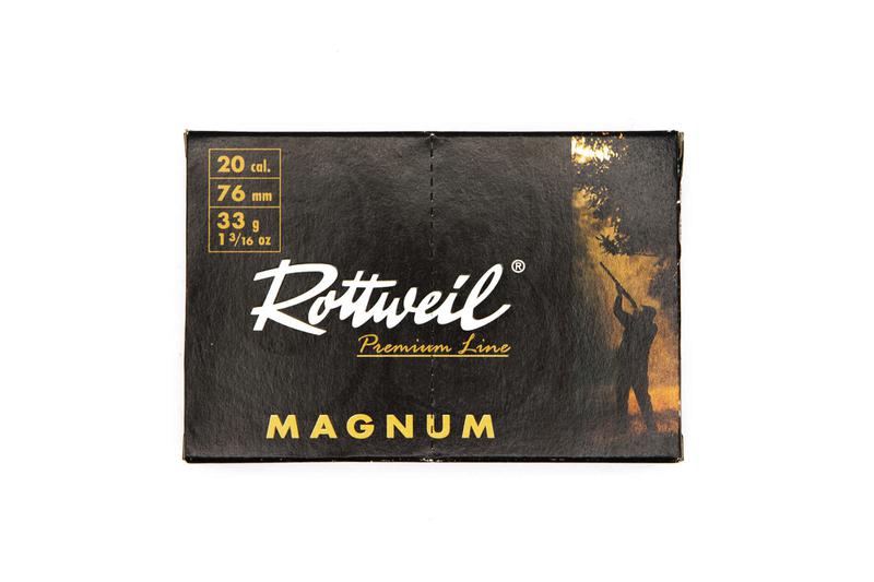 Rottweil Magnum 20/76;  3,0mm; 33g