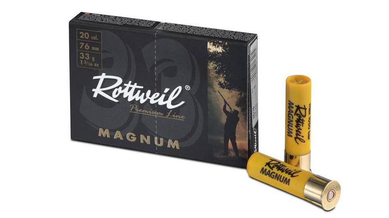 Rottweil Magnum 20/76;  3,2mm; 33g