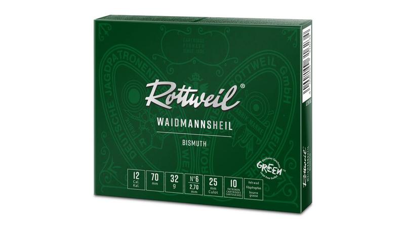Rottweil Waidmannsheil Bismuth 12/70;  2,70mm; 32g