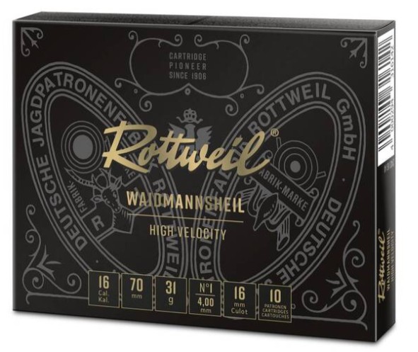 Rottweil Waidmannsheil Plastik 16/70;  4,0mm; 31g