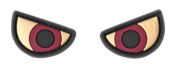 Rubber Patch Angry Eyes