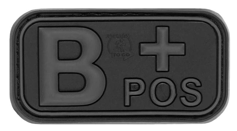 Rubber Patch Bloodtype B Pos Blackops