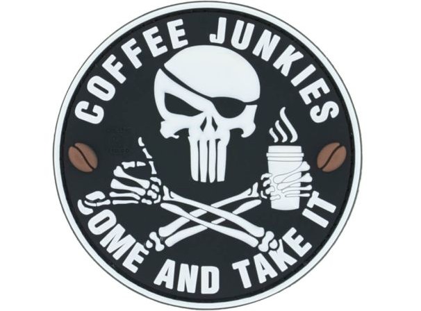 Rubber Patch Coffee Junkies JTG