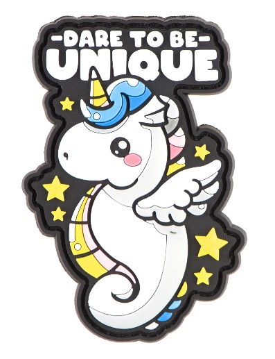 Rubber Patch Dare to be Unique