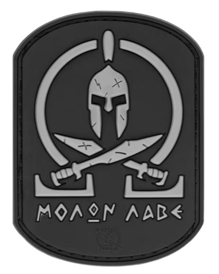Rubber Patch Molon Labe SWAT JTG