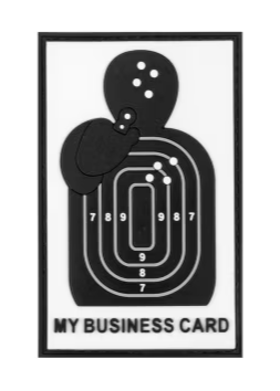 Rubber Patch My Business Card