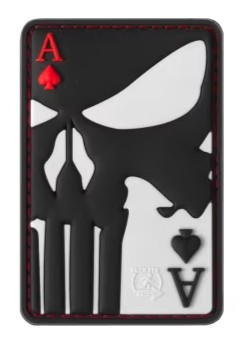 Rubber Patch Punisher Ace of Spades