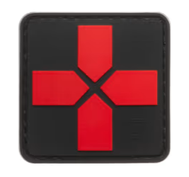 Rubber Patch Red Cross