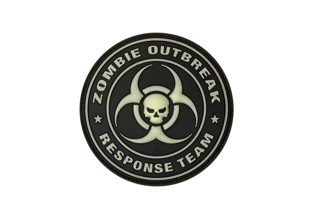 Rubber Patch Zombie Outbreak Glow in the Dark